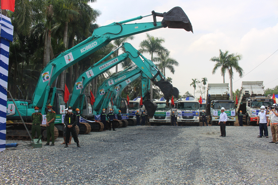 Khởi công xây cầu Rạch Miễu 2 nối hai tỉnh Tiền Giang và Bến Tre - Ảnh 2.