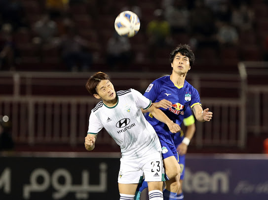 AFC Champions League 2022 group stage- Group H: HAGL excellently divided points against Jeonbuk Hyundai Motors - Photo 1.
