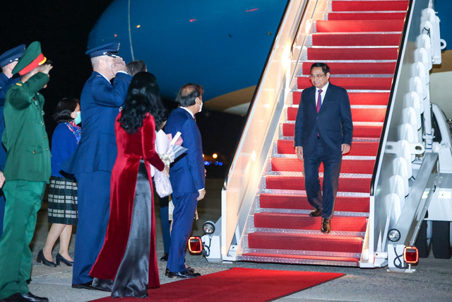 Thủ tướng Phạm Minh Chính tới Washington dự Hội nghị Cấp cao Đặc biệt ASEAN - Hoa Kỳ - Ảnh 1.