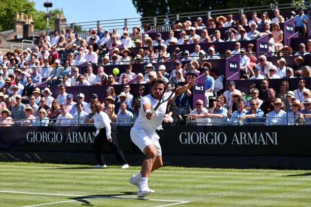 Nadal và Djokovic thắng ấn tượng trước thềm Wimbledon - Ảnh 1.