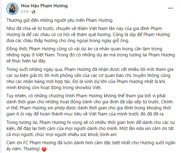 Phạm Hương tiết lộ lý do về Việt Nam - Ảnh 2.