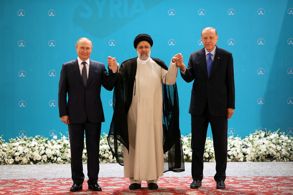 Kết thúc Hội nghị thượng đỉnh Nga - Iran - Thổ Nhĩ Kỳ - Ảnh 1.