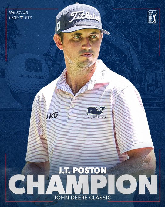 J.T. Poston vô địch giải golf John Deere Classic 2022 - Ảnh 1.