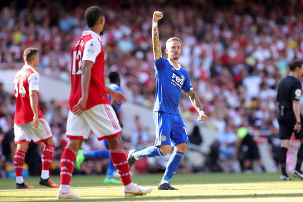 Gabriel Jesus chói sáng, Arsenal áp đảo Leicester trong trận đấu 6 bàn thắng - Ảnh 2.