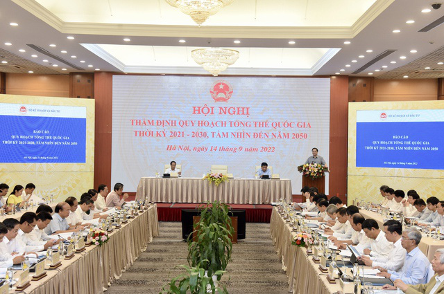 Thủ tướng Phạm Minh Chính chủ trì hội nghị thẩm định Quy hoạch tổng thể quốc gia - Ảnh 2.