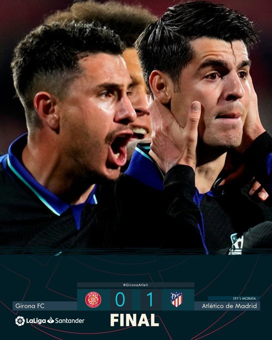 Morata tỏa sáng ở phút bù giờ, Atletico Madrid giành 3 điểm kịch tính - Ảnh 1.