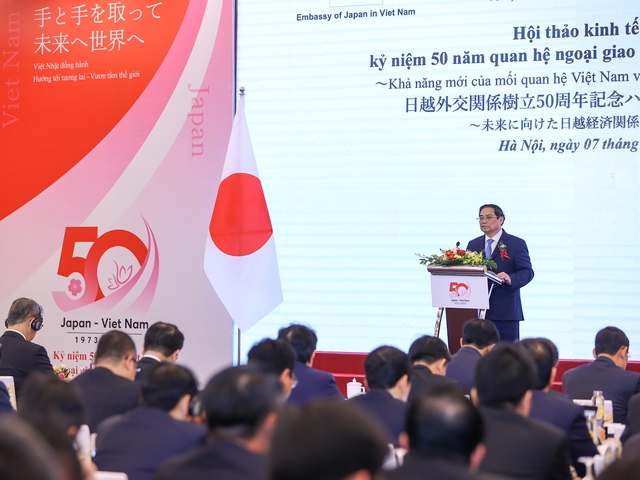 Thủ tướng: Quan hệ Việt Nam - Nhật Bản hướng tới tương lai, vươn tầm thế giới với sự tin cậy, chân thành - Ảnh 1.