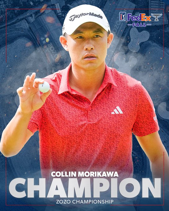 Collin Morikawa giành chức vô địch giải golf Zozo Championship