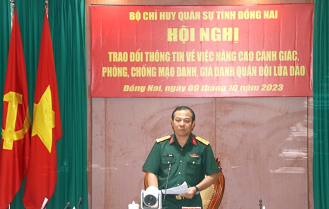 Xảy ra 12 vụ mạo danh Quân đội lừa đảo tại Đồng Nai từ tháng 7/2023 đến nay - Ảnh 1.