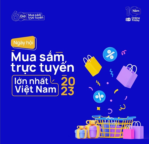 Ngày mua sắm trực tuyến Việt Nam - Online Friday 2023 diễn ra từ 1-3/12 - Ảnh 1.