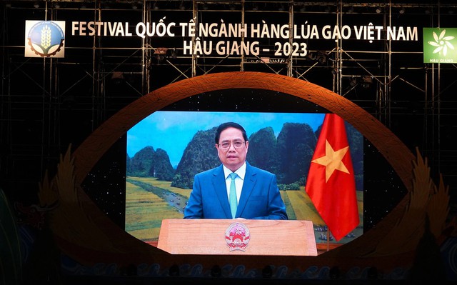 Thông điệp của Thủ tướng Phạm Minh Chính tại Festival quốc tế ngành hàng lúa gạo - Ảnh 1.