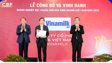 Vinamilk được vinh danh Doanh nghiệp đạt chuẩn văn hóa kinh doanh Việt Nam - Ảnh 1.