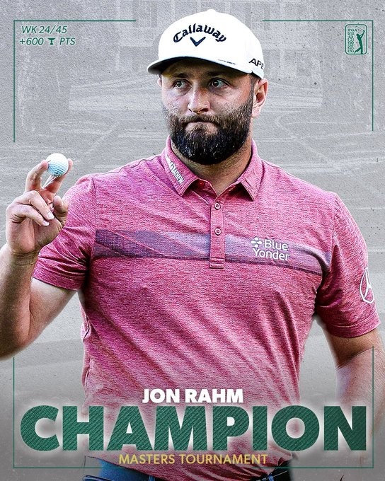 Jon Rahm vô địch giải golf The Masters 2023 - Ảnh 1.