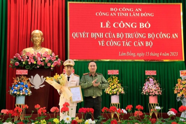 Lâm Đồng có tân Phó Giám đốc Công an tỉnh - Ảnh 1.