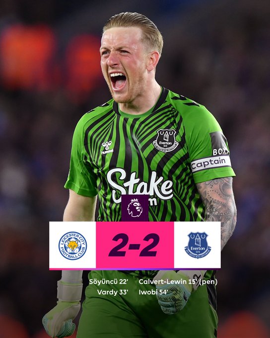 Leicester City và Everton chia điểm sau trận cầu có 4 bàn thắng - Ảnh 1.