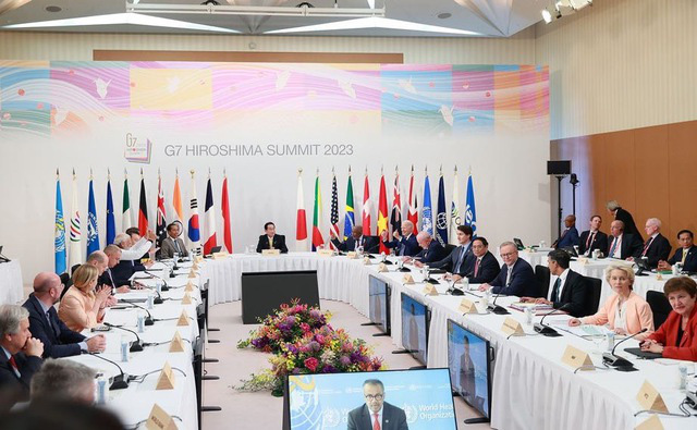 Thủ tướng Phạm Minh Chính tham dự Hội nghị Thượng đỉnh G7 mở rộng - Ảnh 2.