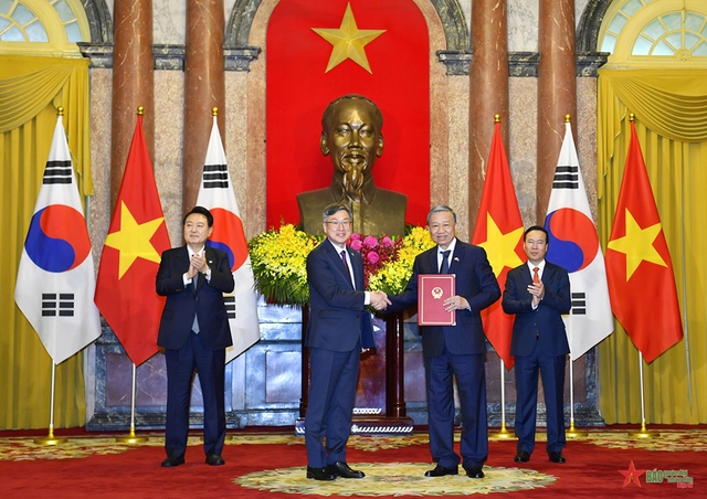 Việt Nam và Hàn Quốc công bố Chương trình Hành động quan hệ Đối tác chiến lược toàn diện - Ảnh 2.
