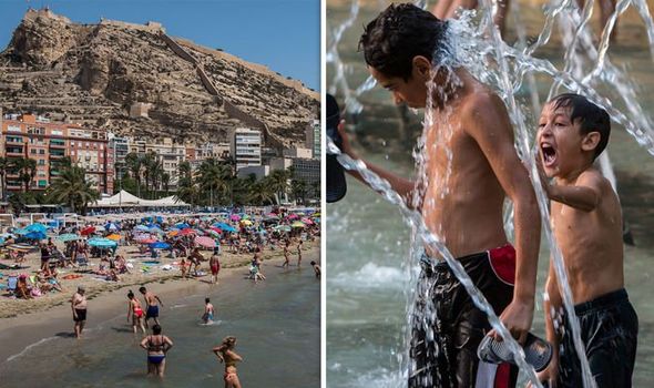 Tây Ban Nha chật vật trong nắng nóng đầu mùa - Ảnh 1.