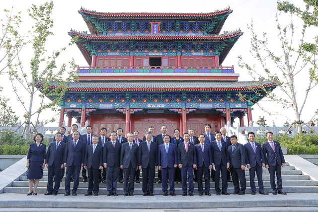 Thủ tướng thăm khu mới Hùng An, tỉnh Hà Bắc, Trung Quốc - Ảnh 5.