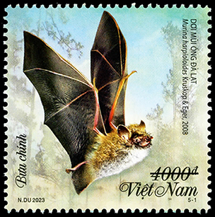 Phát hành bộ tem bưu chính về loài dơi - Ảnh 1.