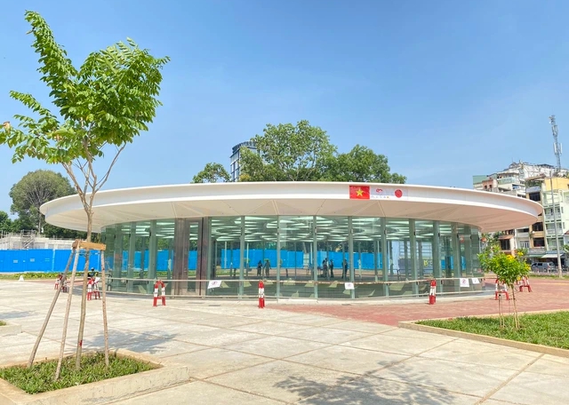 Nhà ga metro Bến Thành đã hoàn thiện 99% - Ảnh 1.