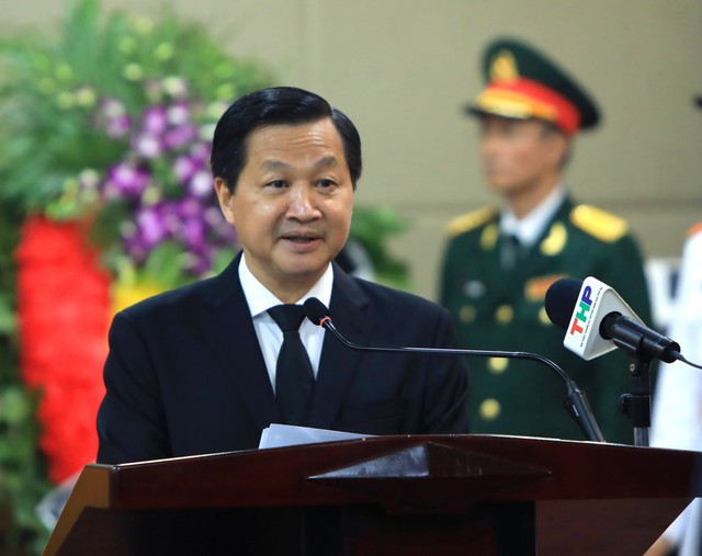 Tổ chức trọng thể Lễ truy điệu và tiễn đưa Phó Thủ tướng Lê Văn Thành về nơi an nghỉ cuối cùng - Ảnh 5.