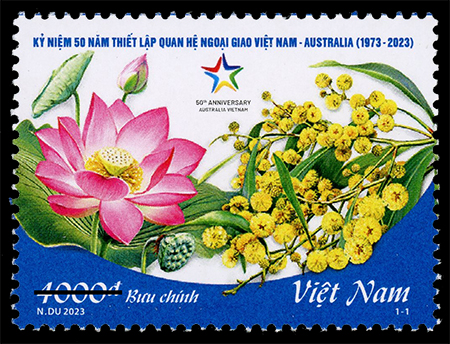 Phát hành bộ tem 50 năm thiết lập quan hệ ngoại giao Việt Nam - Australia (1973-2023) - Ảnh 1.