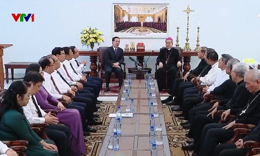 Chủ tịch nước thăm Hội đồng Giám mục Việt Nam - Ảnh 2.