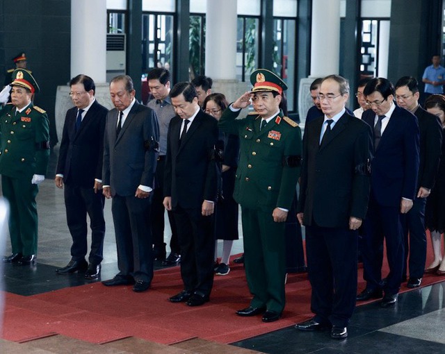 Tổ chức trọng thể Lễ tang cấp cao Thượng tướng Nguyễn Chí Vịnh, nguyên Thứ trưởng Bộ Quốc phòng - Ảnh 5.