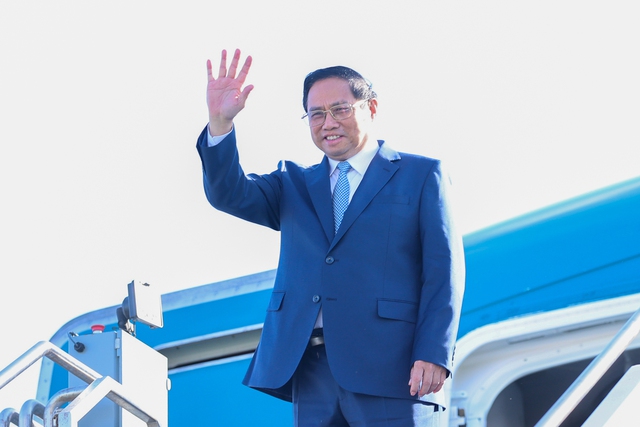 Thủ tướng Phạm Minh Chính tới Hoa Kỳ, bắt đầu tham gia Tuần lễ Cấp cao Đại hội đồng Liên Hợp Quốc và làm việc tại Hoa Kỳ - Ảnh 1.