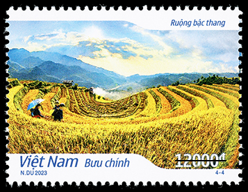 Phát hành bộ tem bưu chính về ruộng bậc thang - Ảnh 4.