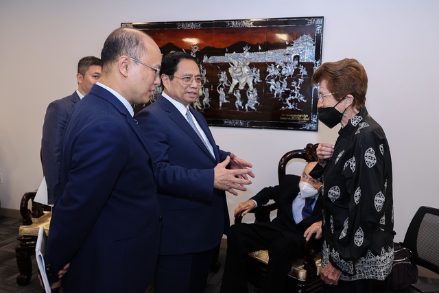 Thủ tướng Phạm Minh Chính gặp gỡ những người bạn Hoa Kỳ - Ảnh 1.