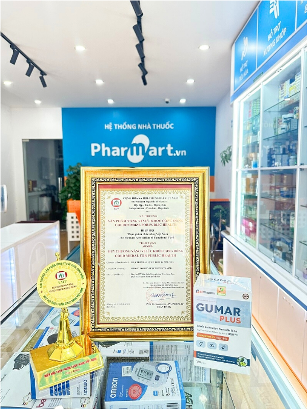Gumar Plus vinh dự nhận được giải thưởng Sản phẩm vàng vì sức khỏe cộng đồng - Ảnh 2.