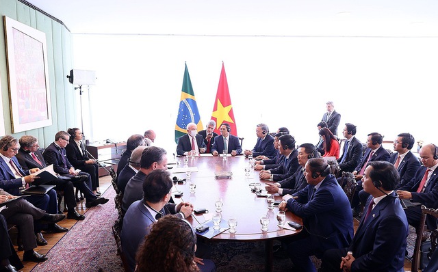 Thủ tướng Phạm Minh Chính hội đàm với Tổng thống Brazil - Ảnh 5.