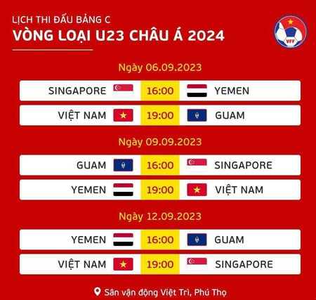 VTV tường thuật trực tiếp tất cả các trận đấu U23 Việt Nam tại vòng loại U23 châu Á 2024 - Ảnh 3.