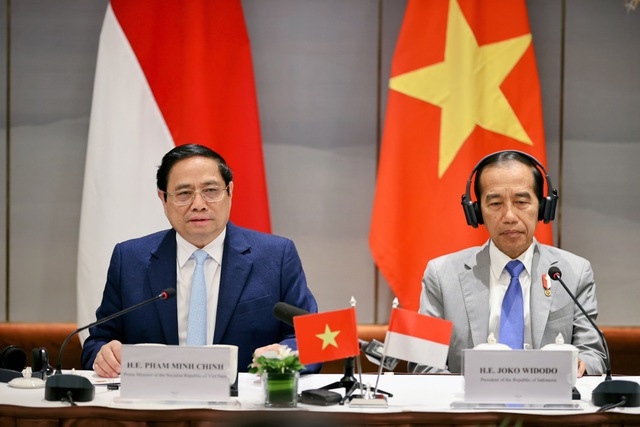 Thủ tướng Phạm Minh Chính và Tổng thống Indonesia kêu gọi doanh nghiệp 2 nước tăng cường hợp tác, đầu tư - Ảnh 4.