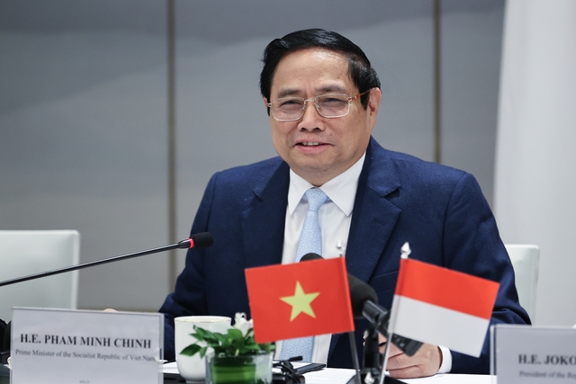 Thủ tướng Phạm Minh Chính và Tổng thống Indonesia kêu gọi doanh nghiệp 2 nước tăng cường hợp tác, đầu tư - Ảnh 3.