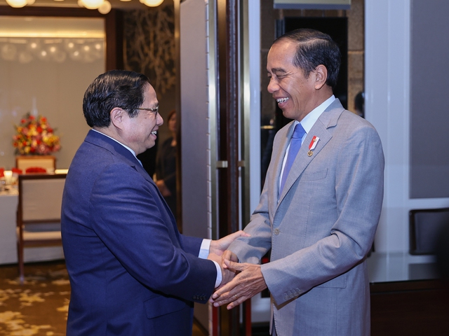 Thủ tướng Phạm Minh Chính và Tổng thống Indonesia kêu gọi doanh nghiệp 2 nước tăng cường hợp tác, đầu tư - Ảnh 8.