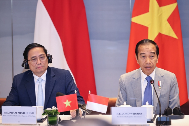 Thủ tướng Phạm Minh Chính và Tổng thống Indonesia kêu gọi doanh nghiệp 2 nước tăng cường hợp tác, đầu tư - Ảnh 6.