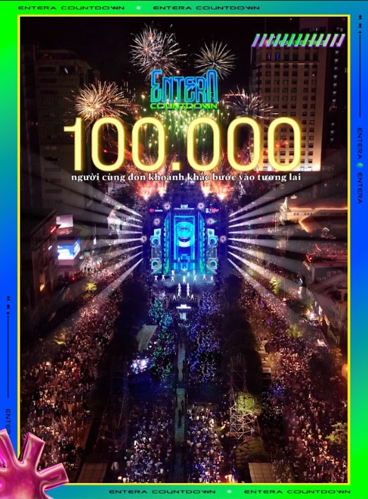 Entera Countdown 2024 bùng nổ chưa từng có cùng hơn 100.000 khán giả - Ảnh 1.