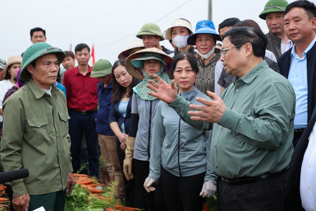 Thủ tướng xuống đồng cấy hái cùng nông dân, động viên sản xuất nông nghiệp - Ảnh 7.