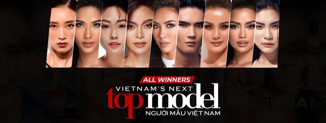 
The winners of 8 seasons of Vietnams Next Top Model (photo: Multi Media)
