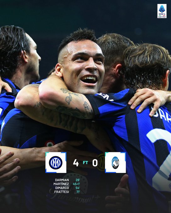 Inter Milan củng cố ngôi đầu bảng Serie A - Ảnh 1.