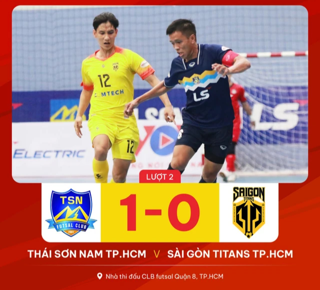 Kết thúc Lượt 2 giải futsal HDBank VĐQG 2024: Thái Sơn Nam TP.HCM vươn lên đầu bảng - Ảnh 1.