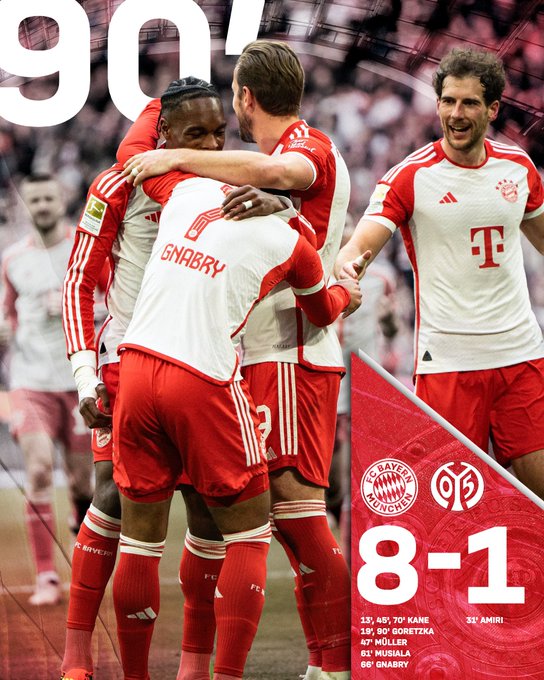 Harry Kane lập hat-trick, Bayern Munich thắng đậm Mainz 05   - Ảnh 2.