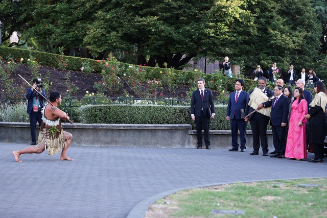 Lễ đón Thủ tướng Phạm Minh Chính thăm chính thức New Zealand theo nghi thức cao nhất - Ảnh 5.