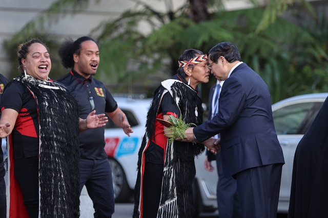 Lễ đón Thủ tướng Phạm Minh Chính thăm chính thức New Zealand theo nghi thức cao nhất - Ảnh 3.
