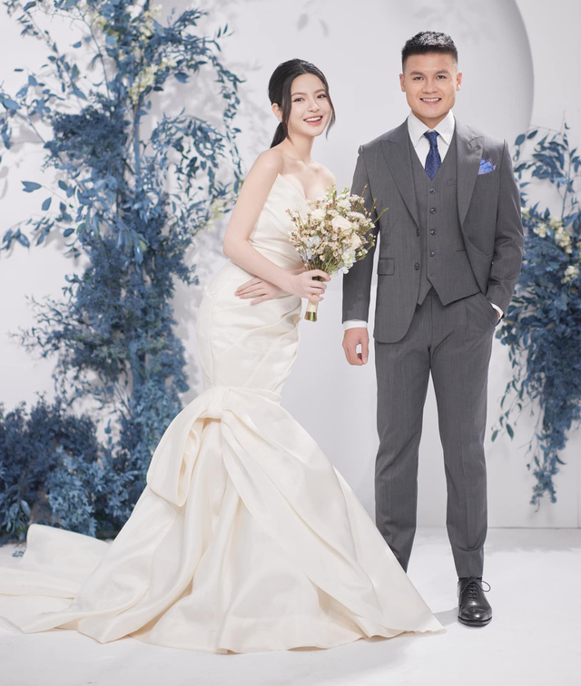 Ngắm bộ ảnh cưới đẹp ngọt ngào của Quang Hải - Chu Thanh Huyền - Ảnh 5.