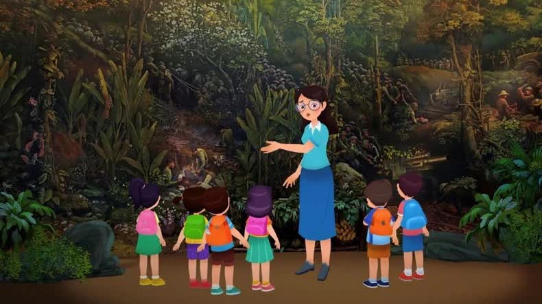 A scene from the film “Loi Hua Dien Bien” (Photo: the Vietnam Animation Joint Stock Company)