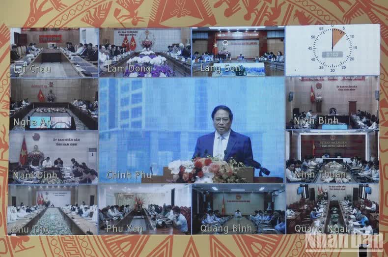 The event is connected with all the 63 provincial-level localities nationwide via videoconference. (Photo: NDO)